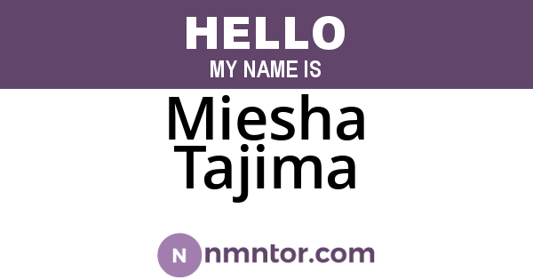 Miesha Tajima