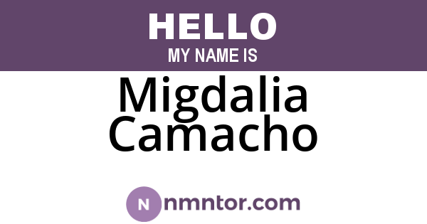 Migdalia Camacho