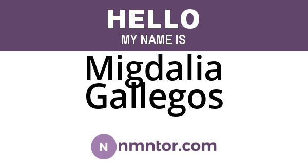 Migdalia Gallegos