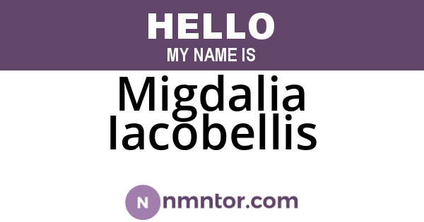 Migdalia Iacobellis