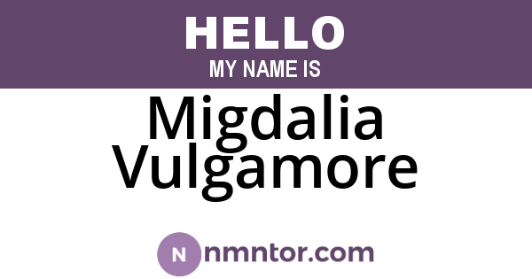 Migdalia Vulgamore