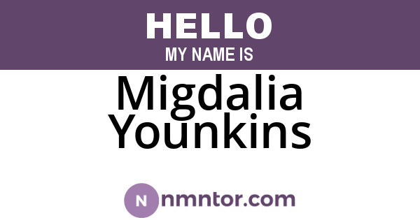 Migdalia Younkins