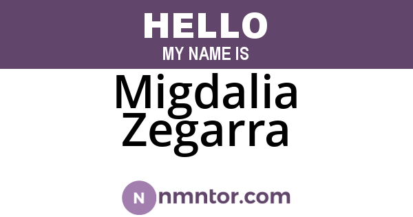 Migdalia Zegarra