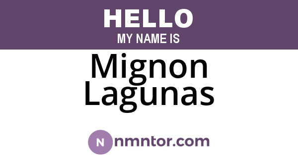 Mignon Lagunas