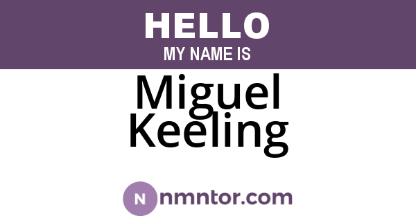 Miguel Keeling