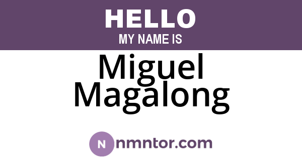 Miguel Magalong
