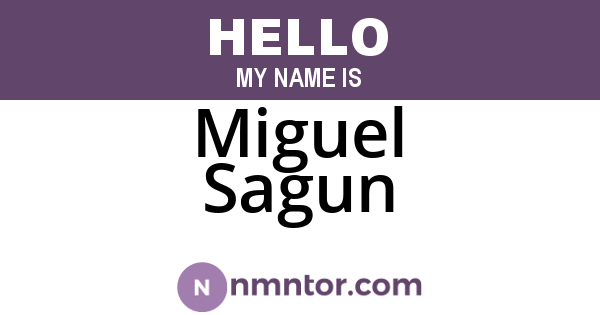 Miguel Sagun