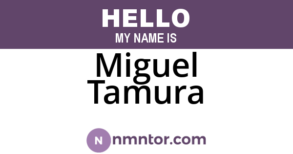 Miguel Tamura