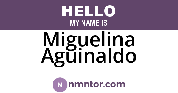 Miguelina Aguinaldo