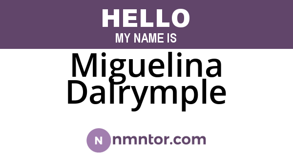 Miguelina Dalrymple
