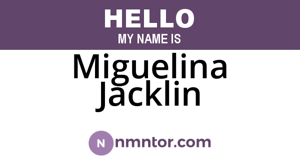 Miguelina Jacklin