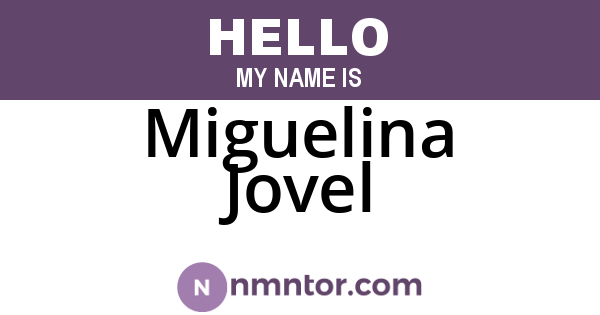 Miguelina Jovel