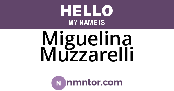 Miguelina Muzzarelli