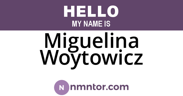 Miguelina Woytowicz