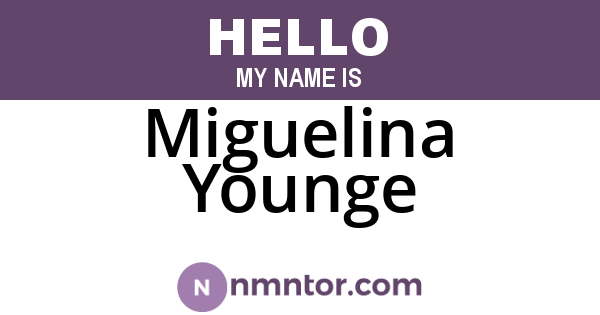 Miguelina Younge
