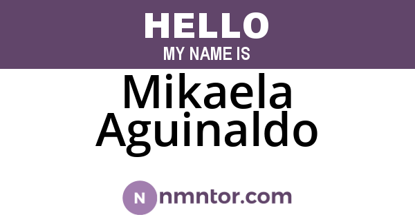 Mikaela Aguinaldo