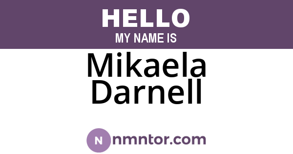 Mikaela Darnell