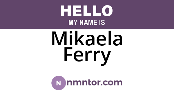 Mikaela Ferry