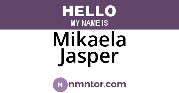 Mikaela Jasper