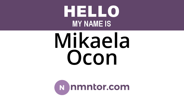 Mikaela Ocon