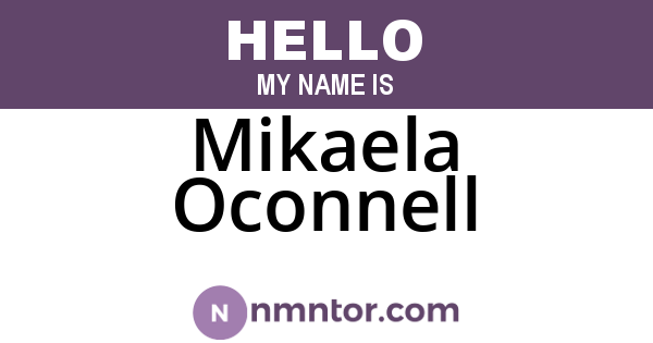 Mikaela Oconnell