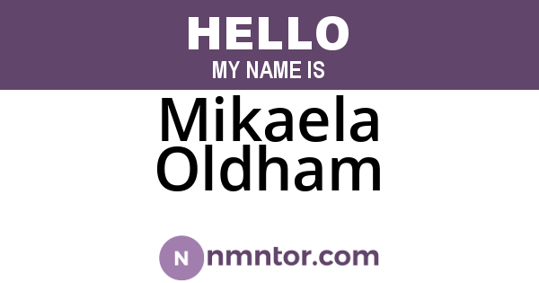 Mikaela Oldham