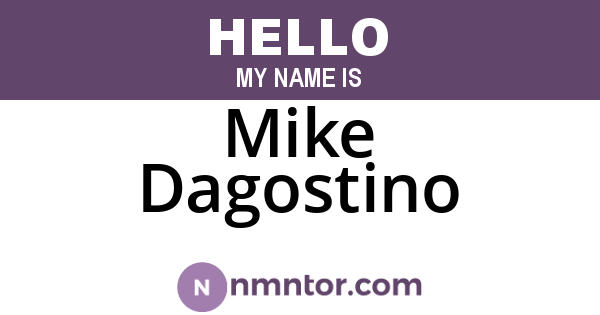 Mike Dagostino