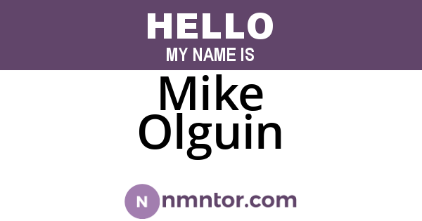 Mike Olguin