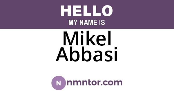 Mikel Abbasi