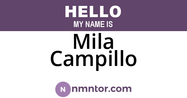 Mila Campillo