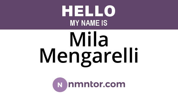 Mila Mengarelli