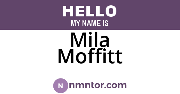 Mila Moffitt
