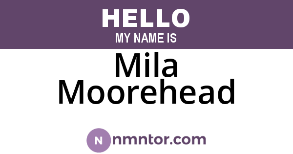 Mila Moorehead