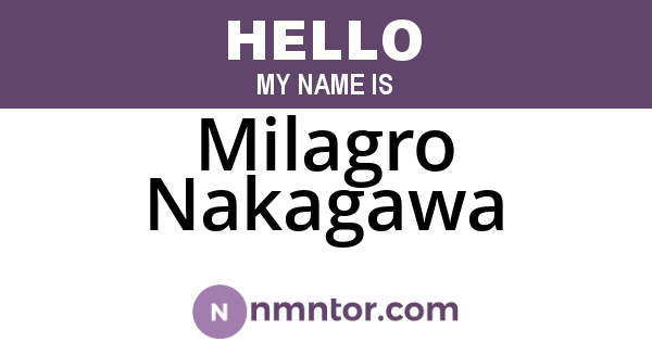 Milagro Nakagawa