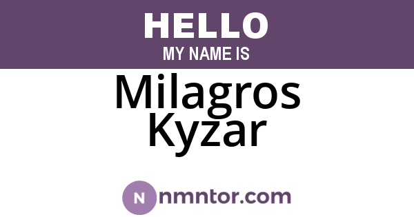 Milagros Kyzar