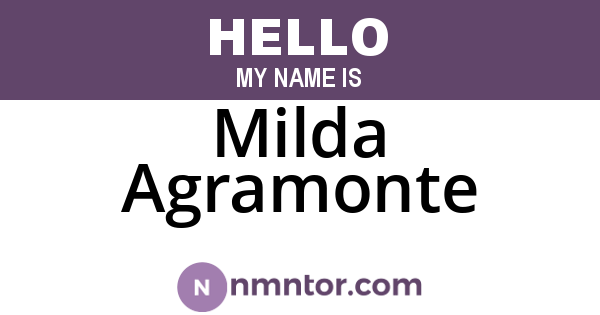 Milda Agramonte