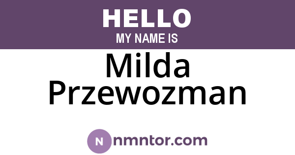 Milda Przewozman