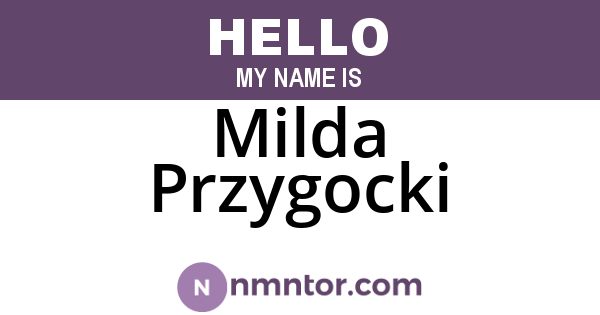 Milda Przygocki