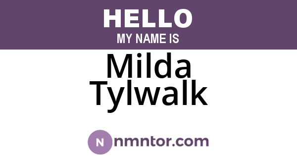 Milda Tylwalk