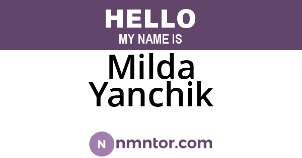 Milda Yanchik