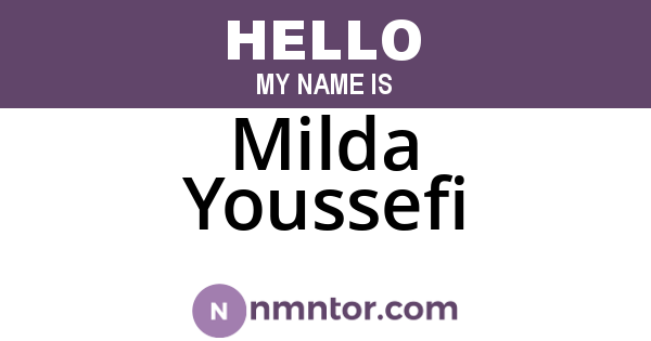 Milda Youssefi