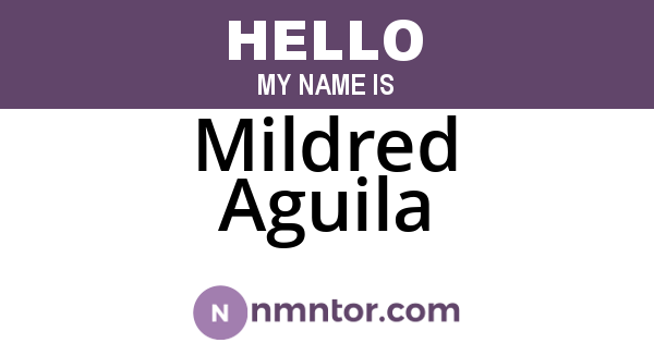 Mildred Aguila