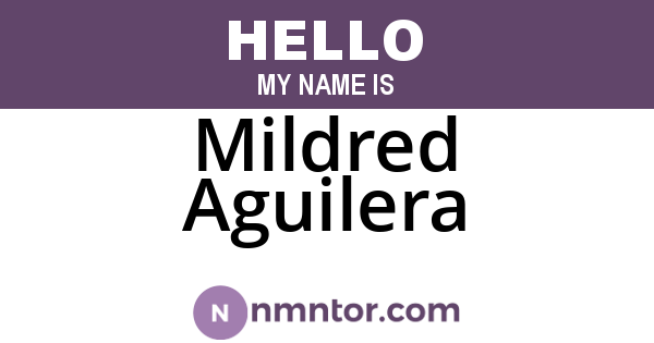 Mildred Aguilera