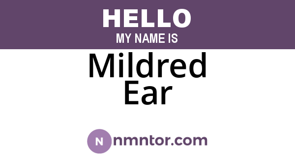 Mildred Ear