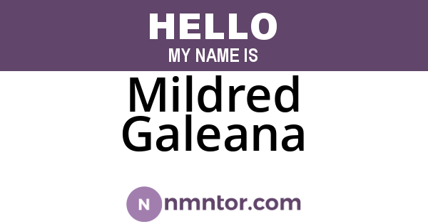 Mildred Galeana