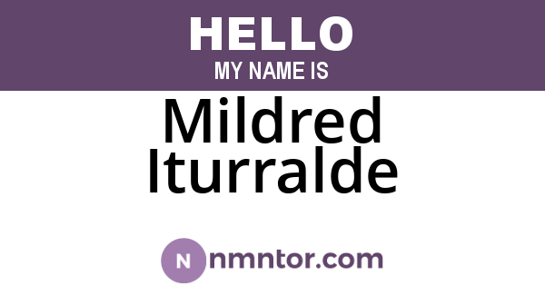 Mildred Iturralde