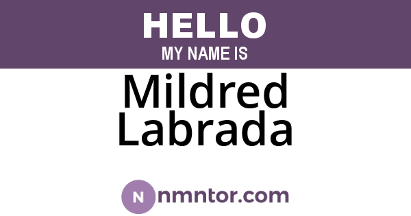 Mildred Labrada