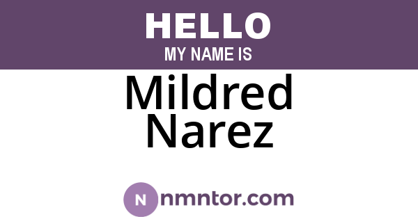 Mildred Narez