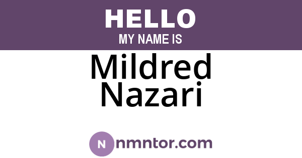 Mildred Nazari