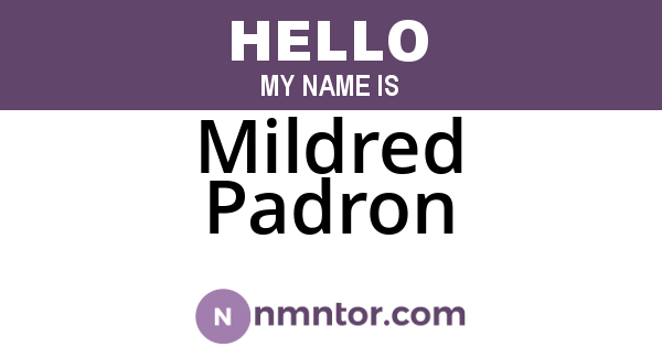 Mildred Padron